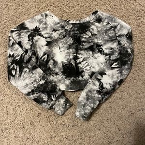 Balance Athletica tye dye cropped sweatshirt